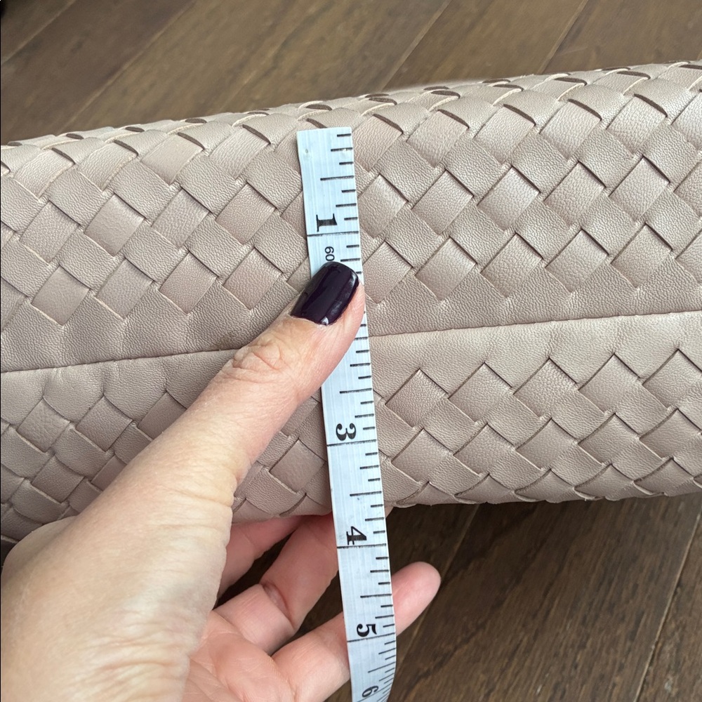 Quince Top Handle Woven Italian Leather Bag - Picture 15 of 16
